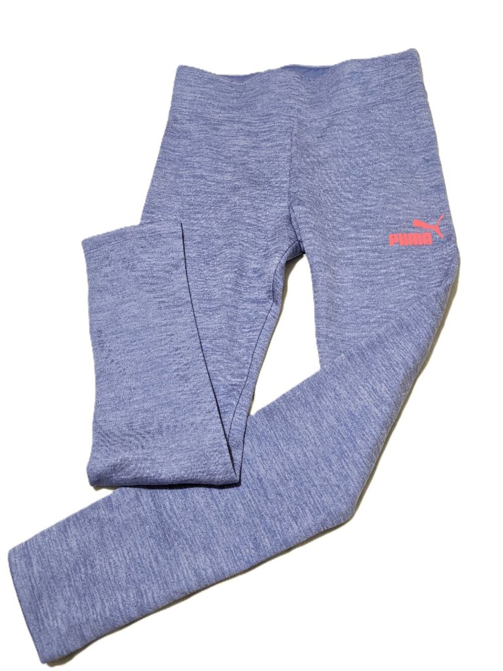 Puma Blue - Lavender Fleece Lined Leggings Girls Size 10 / 12